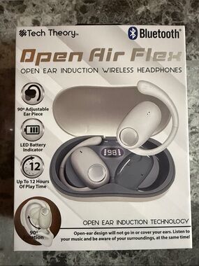 Theory Open Air Flex Bluetooth Open-Ear Headphones - White